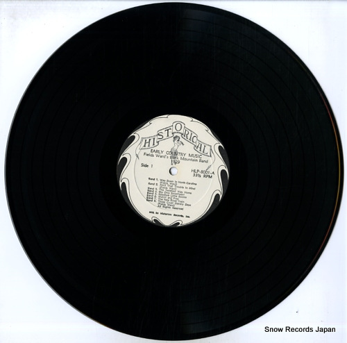 WARD, FIELDS early country music HLP-8001