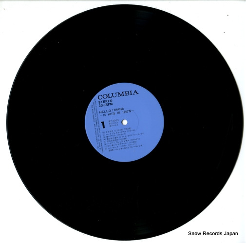 V/A hello! diana -16 hits in 1960's- PZ-7003