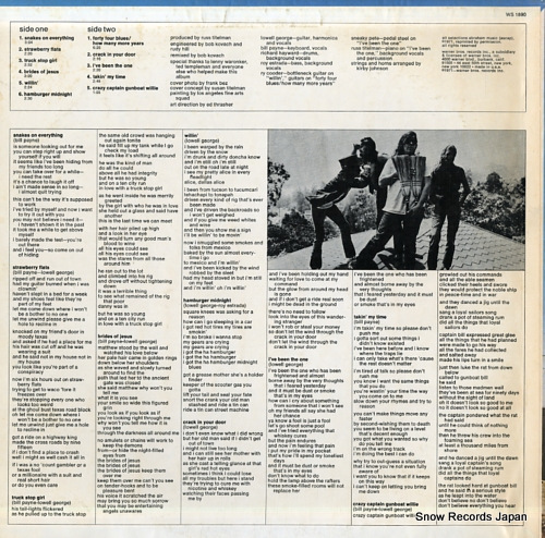 LITTLE FEAT little feat WS1890