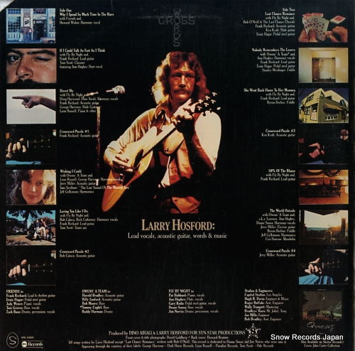 HOSFORD, LARRY cross words SRL-52003