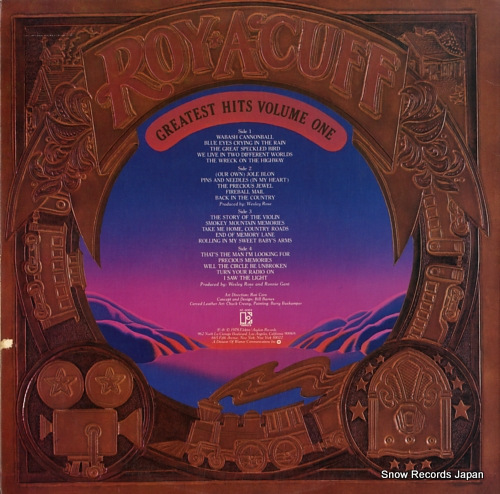 ACUFF, ROY greatest hits volume one 9E-302