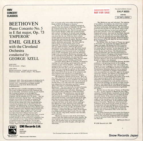 ߡ롦ꥹ beethoven; piano concerto no.5 in e flat major, op.73 