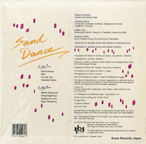 POTENZA, FRANK sand dance TB206