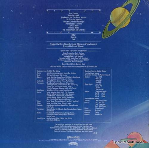 MECO music inspired by star wars and other galactic funk MNLP8001