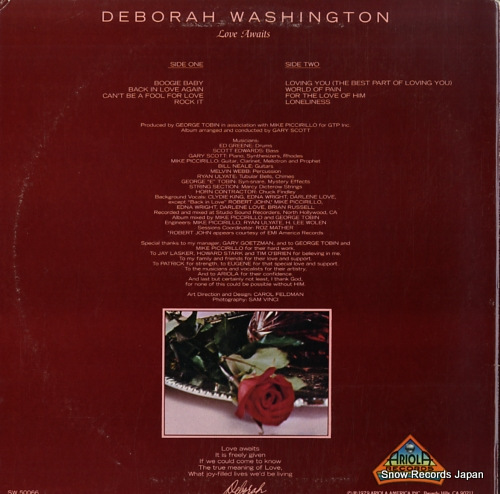 WASHINGTON, DEBORAH love awaits SW50066