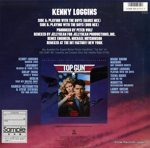 LOGGINS, KENNY playing with the boys 12AP3241