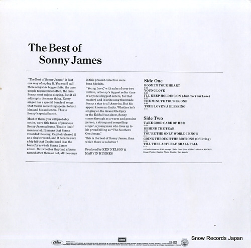 JAMES, SONNY the best of sonny james SM-2615