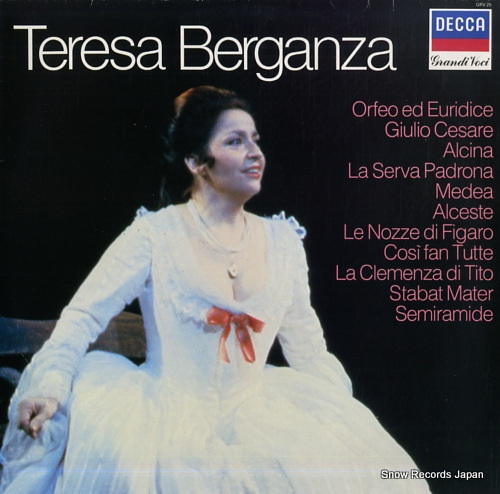 BERGANZA, TERESA teresa berganza GRV25 - front cover