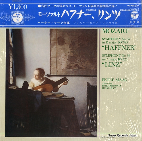 MAAG, PETER mozart; symphonien no.35 