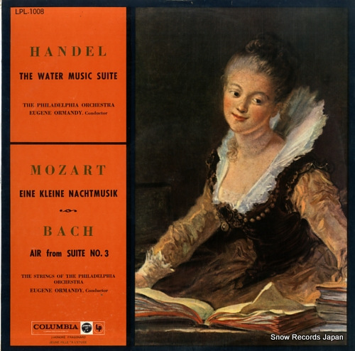 ORMANDY, EUGENE handel; the water music suite LPL-1008