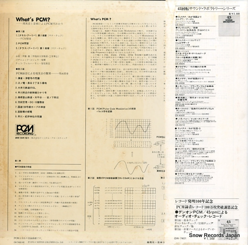V/A what's pcm? OW-7402-ND