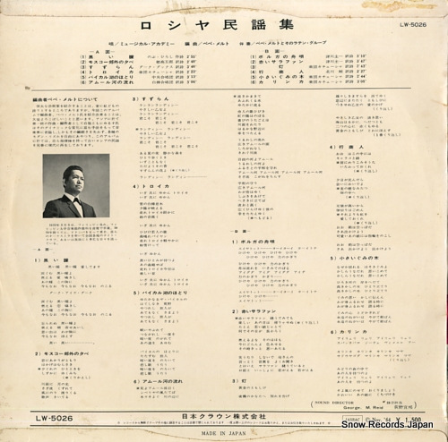 MUSICAL ACADEMY russian goes modern LW-5026 - back cover