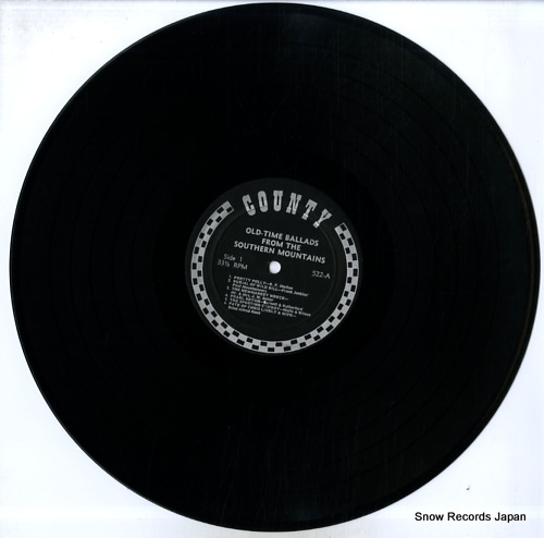 V/A old time ballads from the southern mountains COUNTY522