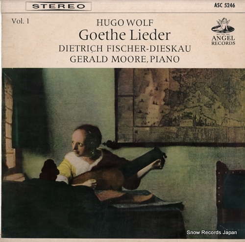 FISCHER-DIESKAU, DIETRICH wolf; goethe lieder vol.1 ASC5246 - front cover