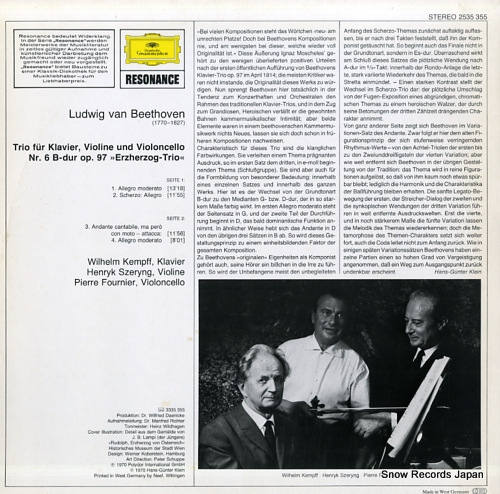 V/A beethoven; erzherzog-trio 2535355