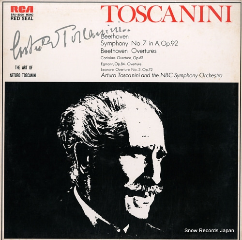 TOSCANINI, ARTURO beethoven; symphony no.7 in a major, op.92 SRA-8009 - front cover