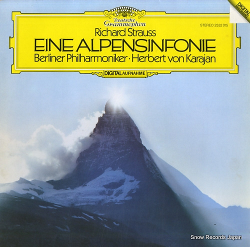KARAJAN, HERBERT VON richard strauss; eine alpensinfonie 2532015