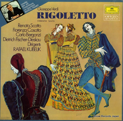 KUBELIK, RAFAEL verdi; rigoletto 2537006 - front cover