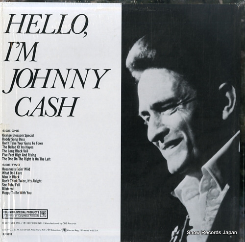 CASH, JOHNNY hello, i'm johnny cash P13832