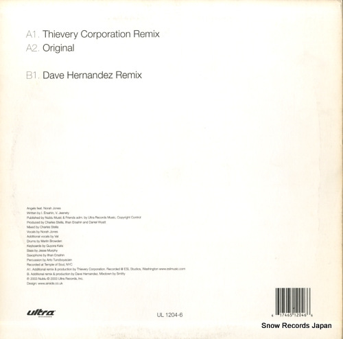 WAX POETIC angels (remixes) UL1204-6