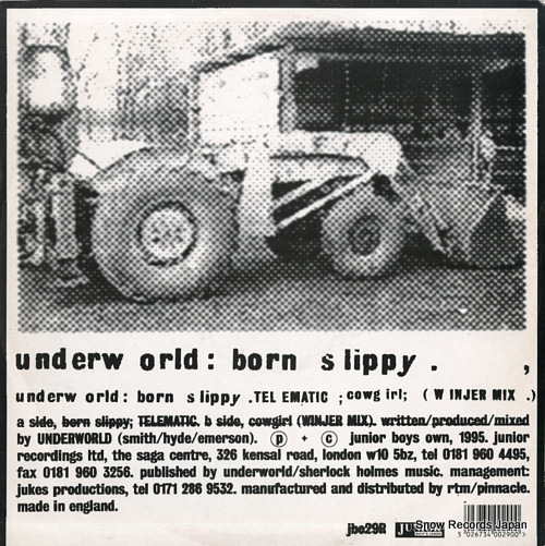 UNDERWORLD born slippy JBO29R