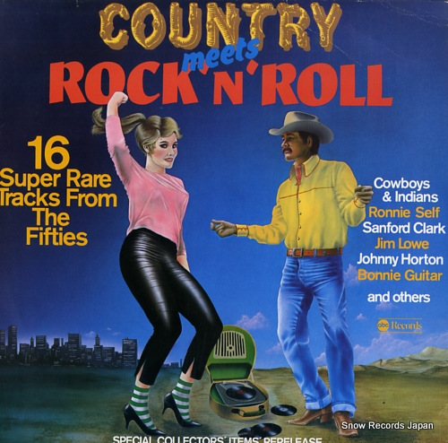 V/A country meets rock'n'roll 28082ET - front cover