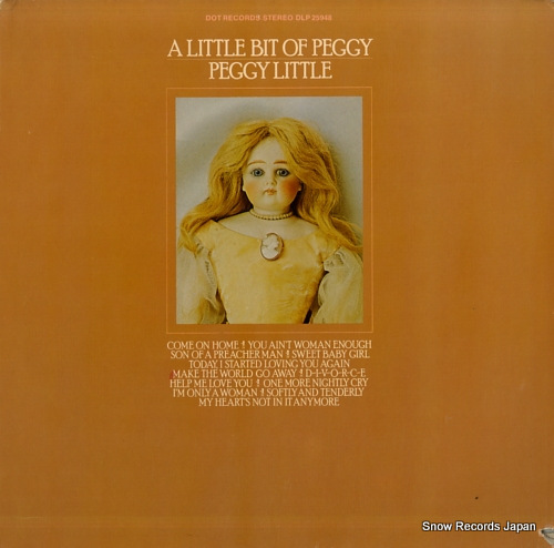 LITTLE, PEGGY a little bit of peggy DLP25948 - front cover