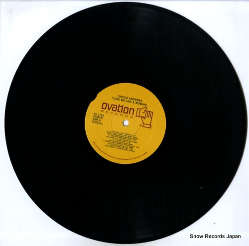 ANDREWS, SHEILA love me like a woman OV1738 - disc