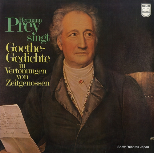 PREY, HERMANN hermann prey singt goethe-gedichte in zeitgenossischen vertonungen 6599692