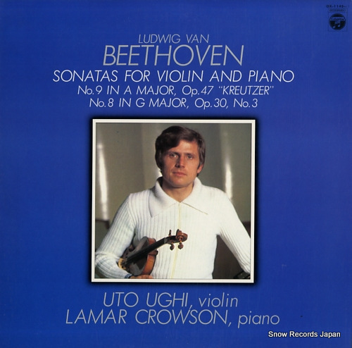 UGHI, UTO / LAMAR CROWSON beethoven; sonata no.9 in a major for violin and piano, op.47 
