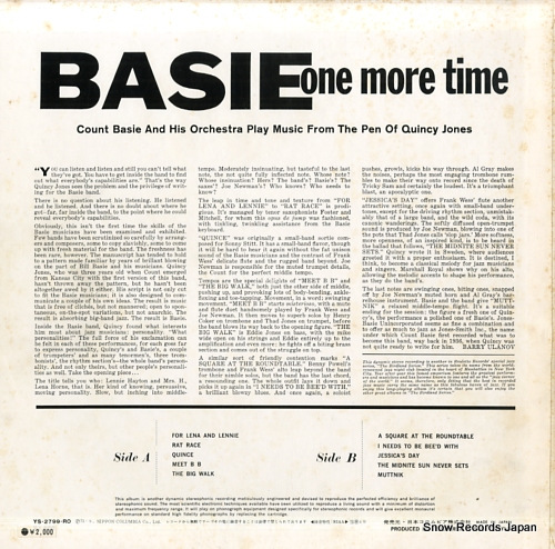 BASIE, COUNT one more time YS-2799-RO