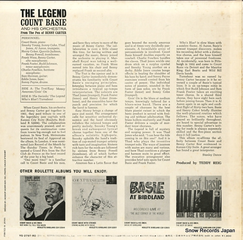 BASIE, COUNT the legend YS-2797-RO