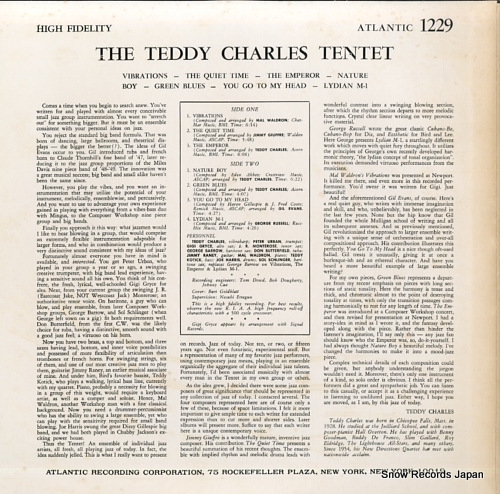 CHARLES, TEDDY the teddy charles tentet P-4551A