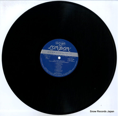 V/A folk music of czechoslovakia GXF-5708 - disc