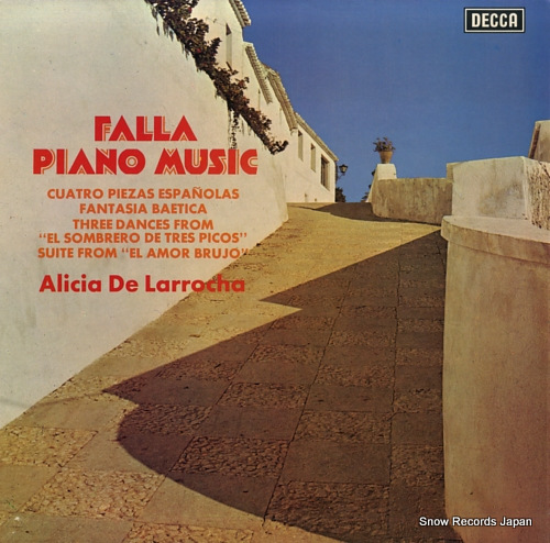 DE LARROCHA, ALICIA falla; piano music SXL6683