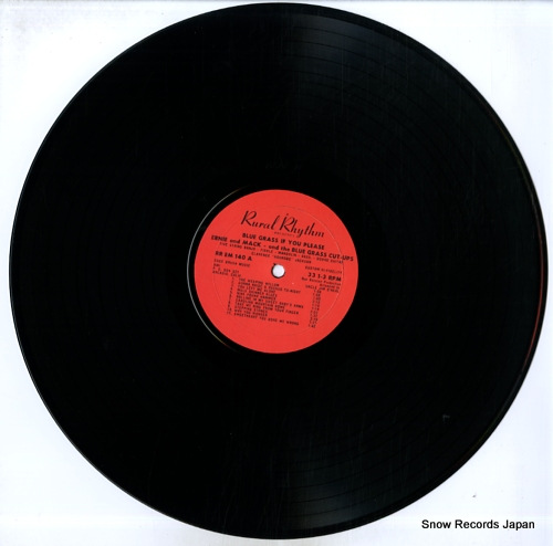ERNIE & MACK AND THE BLUEGRASS CUT-UPS blue grass if you please RREM-140