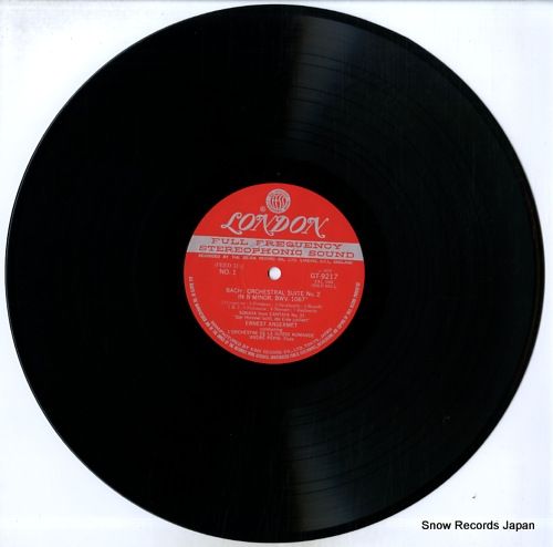 ANSERMET, ERNEST bach; orchestral suites no.2 in b minor, bwv.1067 GT9217