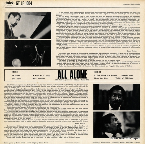WANDRON, MAL all alone GTLP1004