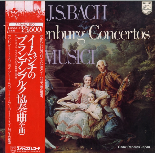 I MUSICI bach; brandenburg concertos 18PC-8-9