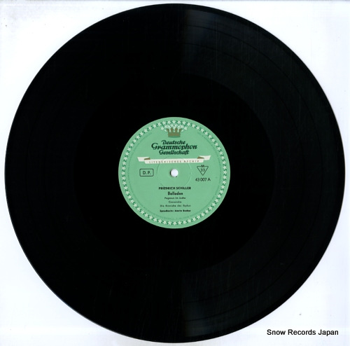 V/A friedrich schiller; balladen 43007LPMS - disc