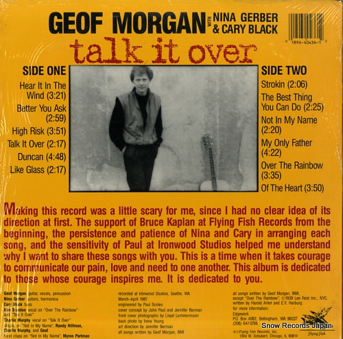 MORGAN, GEOF talk it over FF436 - back cover