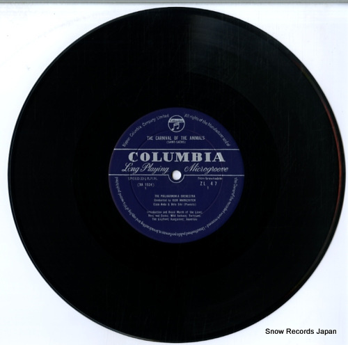 MARKEVITCH, IGOR saint-saens; the carnival of the animals ZL-47