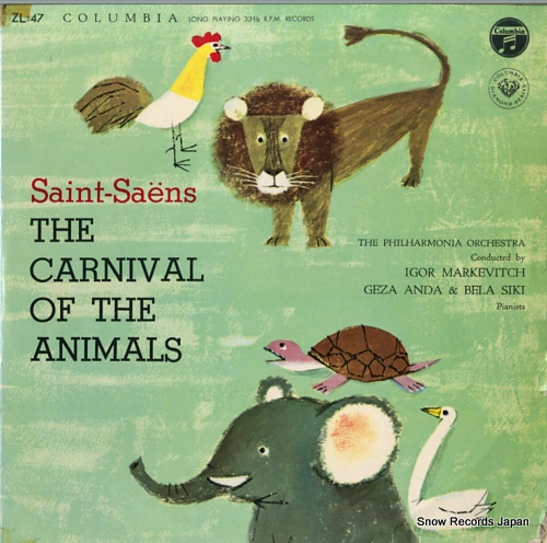 MARKEVITCH, IGOR saint-saens; the carnival of the animals ZL-47