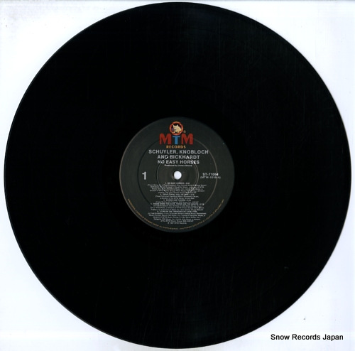 SCHUYLER, KNOBLOCH AND BICKHARDT no easy horses ST-71064 - disc