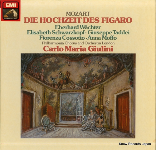 GIULINI, CARLO MARIA mozart; die hochzeit des figaro 1C197-03464/66