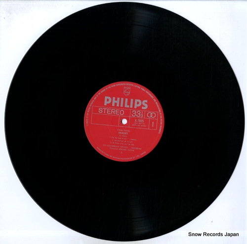 HAITINK, BERNARD debussy; trois images pour orchestre X-7895