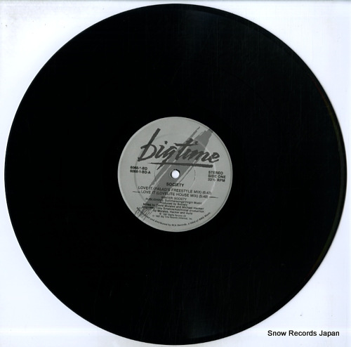 SOCIETY love it 6068-1-BD - disc