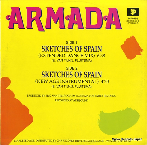 ARMADA sketches of spain 145.805-5 - back cover