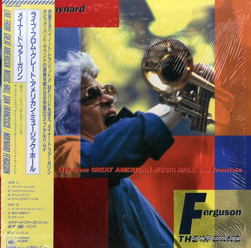 FERGUSON, MAYNARD live from great american music hall san francisco 28AP2987 - front cover