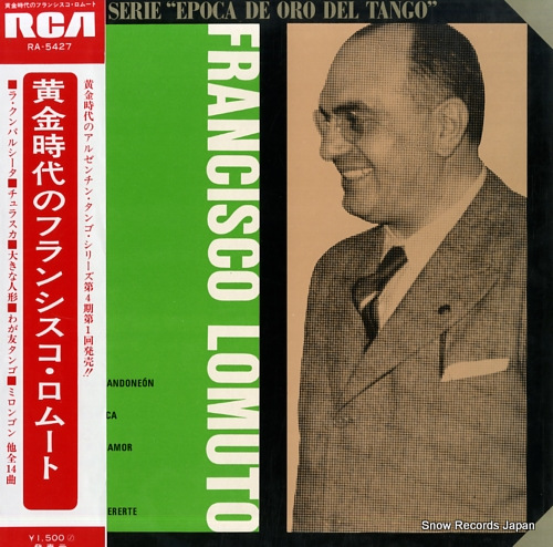 LOMUTO, FRANCISCO la epoca de oro de francisco lomuto RA-5427